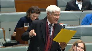 Bob Katter asks his most normal question yet