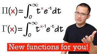 Introduction to the Gamma function & the Pi function (extending the factorial!)