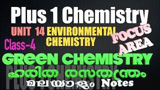+1 Chemistry /focus area /Unit-14/ Environmental chemistry /Class-4/Green Chemistry