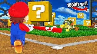I MADE THE FIELD IMPOSSIBLE in Mario Super Sluggers