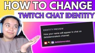 How to Change you Twitch Chat Badge Identity! (Twitch Mod Tutorial)