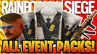 OPENING ALL EVENT PACKS! - The Grand Larceny Event - Rainbow Six Siege - All Alpha Packs