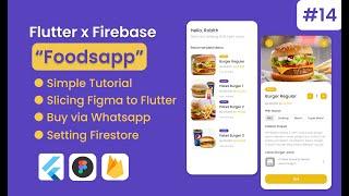 Flutter Firebase - Foodsapp | 14. Testing Project di Smartphone