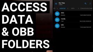 How to Gain Unrestricted Access to the /Android/data & /Android/obb Folders with a PC?