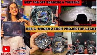 AES G-Wagen Bi-Led Fog Projector -2 inch With Hi-Low Beam with Laser #bi-led #gwagen #aesprojector