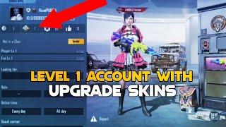 Level 1 Account With Upgrade Guns & Pubg Mobile Partner Title | Forshow Gaming