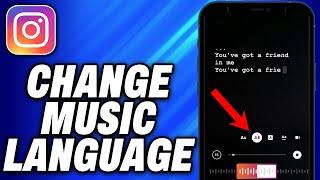 How To Change Music Language in Instagram Story (2024) - Easy Fix