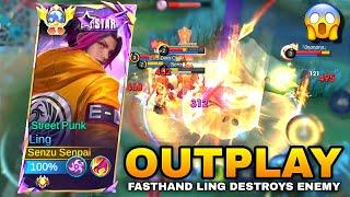 LING FASTHAND OUTPLAY ENEMY INVADE BUFF ( INTENSE MATCH ) Top Global Ling Gameplay Mobile Legends