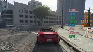 GeForce GTX 750 ti -- Intel Core i5-3470 -- Grand Theft Auto V GTA V FPS Test