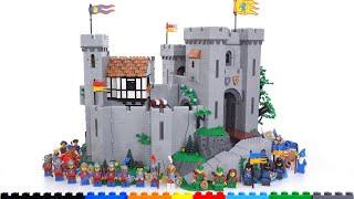 LEGO Lion Knights Castle 10305 review! Unsponsored look at the 90th anniversary mega-set