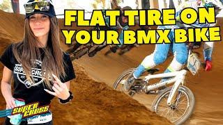 How to change your flat BMX Bike tire EASILY!