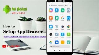 How to enable App Drawer in Redmi MIUI 11.0.7.0  - TechOZO