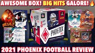 ONE OF THE BEST LOOKING SETS! AMAZING BOX! | 2021 Panini Phoenix Football Hobby Box Review