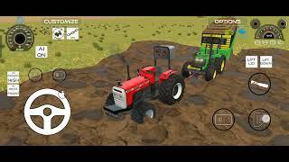 Indian tractor gameplay 3d Loading || off-road game realty #gaming #tractor