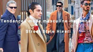 Tendances Mode Masculine Italienne | Street Style Hiver 2025