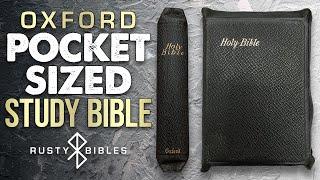 Is This The Smallest Study Bible Ever Made? Quite Possibly! Oxford KJV Pearl Thin 16mo Bible Review