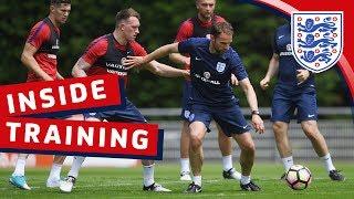 Southgate joins in & England's strikers are on fire | Inside Training