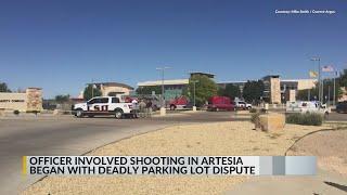 Artesia police shooting began with parking lot dispute