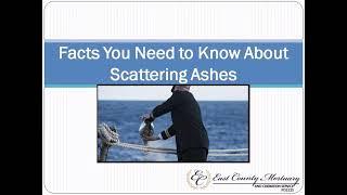 Facts You Need to Know About Scattering Ashes | East County Mortuary & Cremation Service El Cajon CA