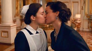 The Boss Kissing The Maid | Lesbians Kissing Video