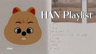 HAN Playlist | with Romanized Lyrics in comment | Stray Kids han Jisung