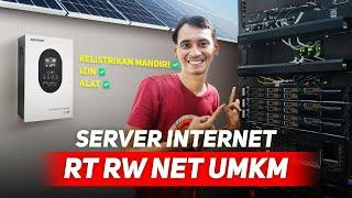 Review Server Internet RT RW Net Ala NanangMrk, Internet & Listrik Mandiri Nyala Terus