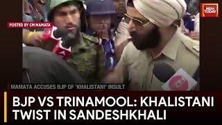 Khalistani Twist Emerges in Sandeshkhali Crisis, BJP Accused | West Bengal News