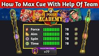 How To Get And Max Pool Academy Animated Cue In 8 Ball Pool #8ballpool #8poolweaver