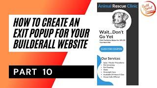 Part 10 | Create An Exit Popup For Your Builderall Website Using Canva