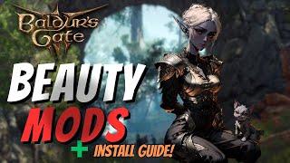 Baldur's Gate 3- 5 Best Beauty MODS you NEED to try out- Easy Install Guide Included! - BG3