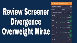 Review Screening Saham Scalping Divergence Overweight Mirae