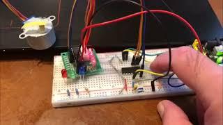 Pic16F676 Part 9 C programming Basic  28BYJ-48 stepper motor control using UNL2003 driver board