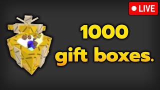 (LIVE) OPENING OVER 1000 GIFT BOXES SOL'S RNG