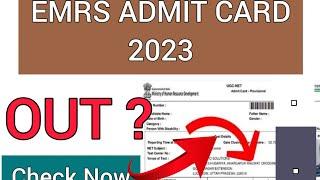 EMRS TGT PGT Admit Card 2023 | How To Check EMRS TGT PGT Admit Card 2023