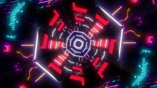 Sci Fi Tunnel  🢖 Transformers Theme | Free VJ Loop |  | Neon Light Tunnel Movement with Sounds