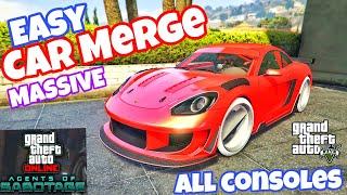 Easy  Massive Car 2 Car Benny's F1 Merge Glitch Sabotage DLC GTA Online PS4 PS5 Xbox Multiple Cars