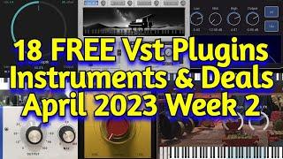 18 Best New FREE VST Plugins, Vst Instruments, Sample Packs & Best Plugin Deals - April 2023 Week 2