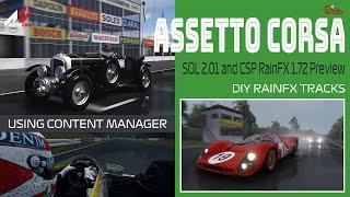 Assetto Corsa DIY RainFX for Tracks using Sol 2 and CSP RainFX 1.72 preview