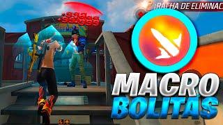 Probé La Macro de Bolitas Azules De La PLAY STORE en Free Fire(MACRO HACKER️)