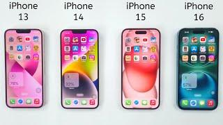 iPhone 16 vs 15 vs 14 vs 13 - ULTIMATE SPEED TEST 