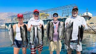 Red Hot SALMON FISHING In The Inferno! (Columbia River Sockeye & Chinook)