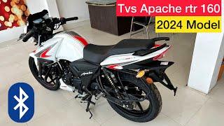 New Tvs Apache RTR 160 2v 2024 Model Review || Price & Feature | tvs apache rtr 160 2v 2024