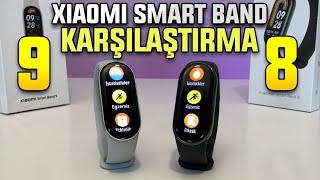 Xiaomi Smart Band 9 vs Smart Band 8 | Karşılaştırma | Güncel Yazılım Farkı | Donanım Farkları