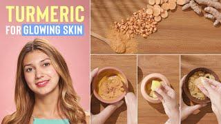 Get GLOWING SKIN with TURMERIC! | 7 ways to use turmeric for dullness, pigmentation, acne and more!