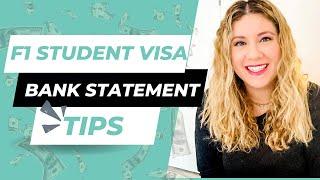 Preparing your Bank Statement for F1 Student Visa