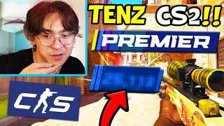 "IS THAT GOOD ELO!?"  - TENZ GETS HIS RANK IN NEW CS2 PREMIER MODE INFERNO MATCHMAKING!