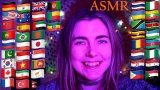 ASMR: Saying HELLO in 100 Languages (Whispered)