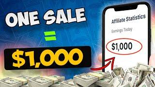 Make $1,000 Per Sale With Affiliate Marketing (NEW SECRET METHOD)