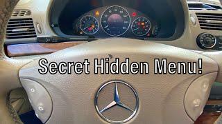 Mercedes Benz Hidden Service Menu You Didn't Know About