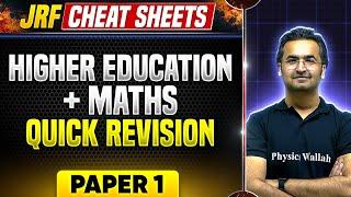 UGC NET 2024 : Quick Revision of Higher Education + Maths for UGC NET 2024 | By UGC NET Nishant Sir
